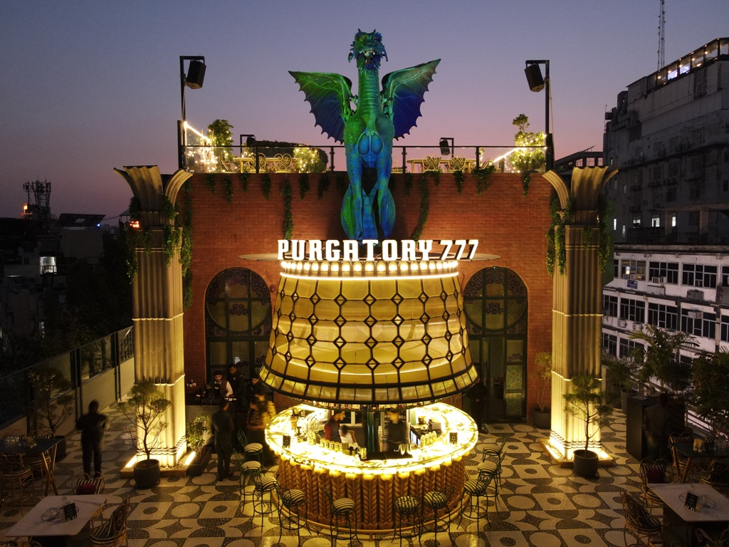 Purgatory777 rooftop restaurant